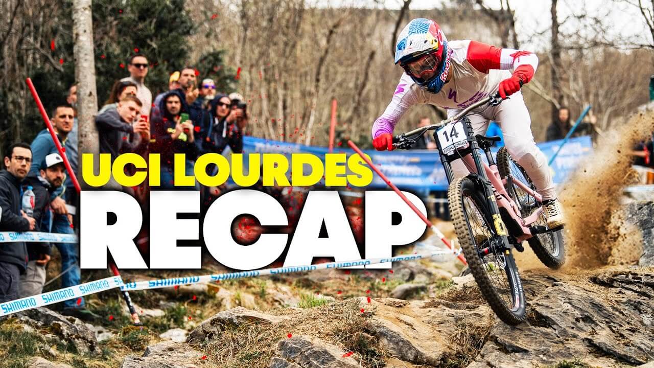 Las mejores bajadas de la copa del mundo DH en Lourdes Francia