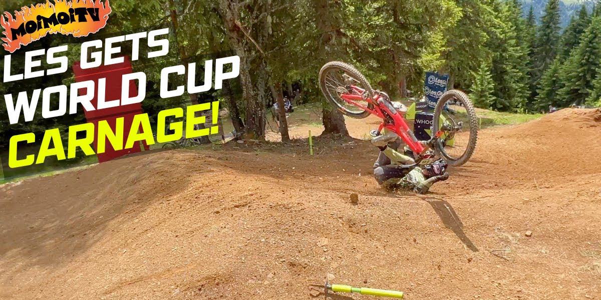 Las practicas en Les Gets Downhill con Jack Moir